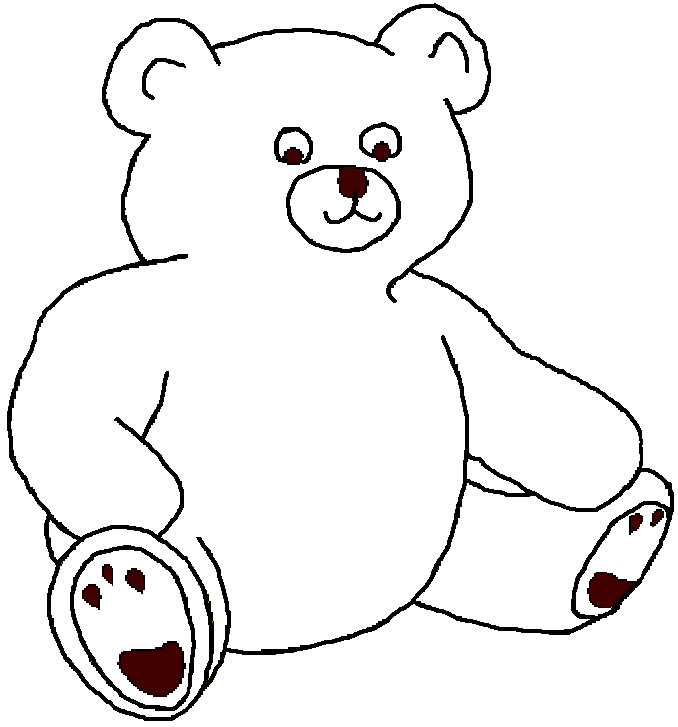 Brown Bear Template